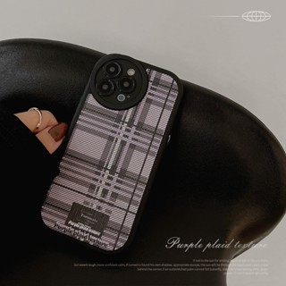 Ốp Điện Thoại Silicone Họa Tiết Kẻ Ô Cho Iphone 14 X XR XM 11 12 MINI 13 PRO MAX At01000
