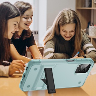 Ốp Điện Thoại Armor Siêu Dày Màu Sắc Tương Phản Có Thanh Đỡ Chống Sốc Cho Samsung Galaxy A13 A23 A33 A53 A73 A04 A04s A14 A54