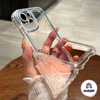 Ốp Điện Thoại TPU Mềm Trong Suốt Chống Sốc Có Giá Đỡ Cho IPhone 11 14 Pro Max Ip13 12 11 Pro Max 14 Pro Max