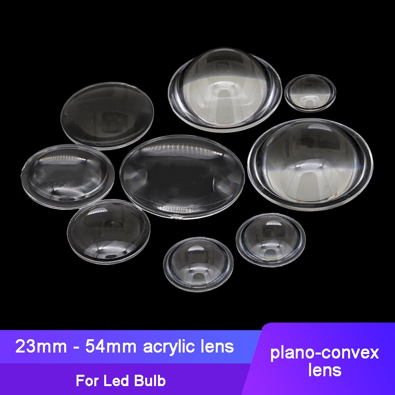 Set 2 Thấu Kính Lồi 23mm-54mm Cho Đèn Led