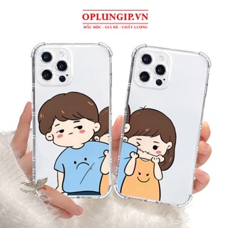 Ốp iphone cắn yêu viền vuông trong suốt cho iphone 11 pro max 12 pro max 13 14 pro max mini x r s xs max 6 s 7 8 plus
