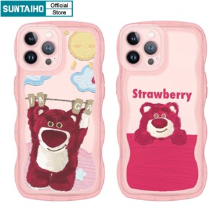 Suntaiho Ốp lưng iphone Ốp điện thoại mềm trong suốt kiểu gấu thích hợp cho iPhone 11 Pro Max 14 12 13 XS X XR XS Max 7Plus 8 Plus