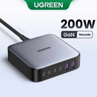 Ugreen Bộ Sạc Nhanh 200W USB C 6 Cổng PD Cho MacBook Pro / Air / iPad Pro / Mini / iPhone 13 / 13 Pro Max