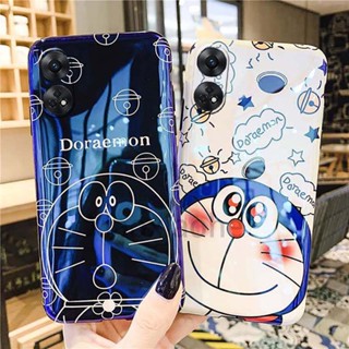 Ốp Điện Thoại Hình Doraemon Dễ Thương Cho OPPO A77 A77S A57 A78 2022 2023 A1 Pro Reno 8 Pro 8T 8Z 7Z 4G 5G