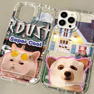 Ốp Điện Thoại Mềm Trong Suốt Hình Chó Mèo Cho iPhone 14 Plus 14 13 12 11 Pro Max X Xr Xs Max 7 8 Plus SE2020