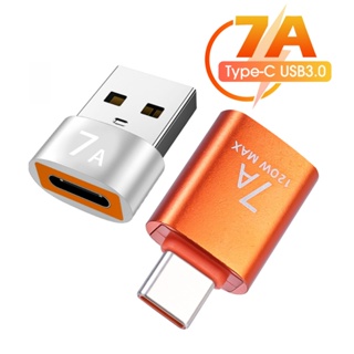 Bộ Chuyển Đổi Sạc Type-C Sang Usb 3.0 7A Mini Bằng Hợp Kim Cho Laptop / Máy Tính Bảng / Điện Thoại