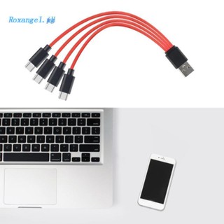 Dây Cáp Sạc Nhanh 4 Cổng Type-C 4 Trong 1 Cho Laptop / Máy Tính Bảng
