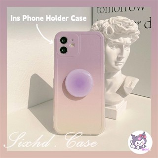 Ốp Lưng Redmi Note 12 11 11s 10s 10 9 8 7Pro Redmi 12C 10C 10A 10 9C 9T 9A 9 A1 Xiaomi 11 Lite 12 11T 10T Poco C40 F3 M3 M4 F3 X4 X3 Pro sixhd Ins Candy Purple Color Phone Holder Case Soft Cover