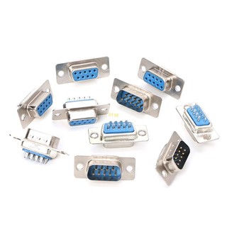 Set 5 Cặp Đầu Nối Dây Điện DB9 RS232 9 Pin