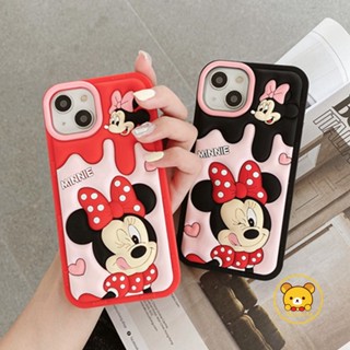 Ốp Điện Thoại Silicon Mềm Họa Tiết Chuột Minnie Dễ Thương Dành Cho iPhone 14 Pro Max 13 Pro Max 12 Pro Max 11 Pro Max