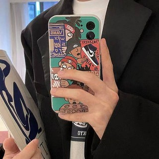 Japanese and Korean Ins Graffiti Illustration for Iphone12promax Apple 11 Phone Case Xs Female 78P Soft XR All-Inclusive 7oNA