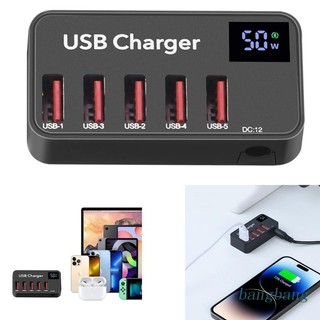 Tẩu Sạc Nhanh 50W USB + PD 5 Cổng USB Tiện Dụng