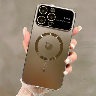 Ốp Điện Thoại Kính Cường Lực Nhám Từ Tính Chống Sốc / Dấu Vân Tay Cho iphone 14 13 Pro Max 14 Plus