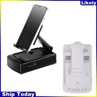 Loa Bluetooth Không Dây Kiêm Giá Đỡ Điện Thoại / Máy Tính Bảng Có Thể Thu Gọn