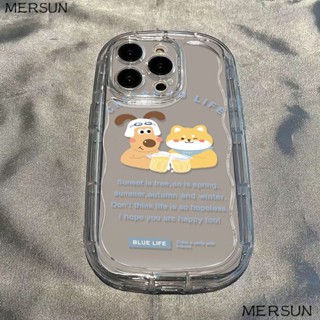 ✅Ốp Điện Thoại Mềm Trong Suốt Họa Tiết Mèo / Cún Dễ Thương Cho iPhone1413 VU2B xr xs1211 / 7promax8p