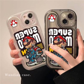 Mechanical Mario Iphone14 Phone Case Apple 13 New 12/11 Transparent Xs Drop-Resistant 78P Soft Case Personality kdcx
