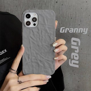 Ins Style Cement Gray Iphone14pro Max Apple 13 Phone Case 12/11 New Xr Female Xs Soft Case 8P vbsX