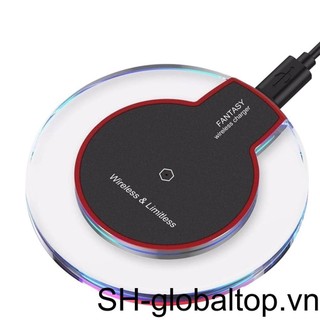 Đế Sạc Nhanh Không Dây Qi Cho iPhone 11 X XR XS Samsung S8 S9