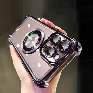 Ốp Điện Thoại Cứng Trong Suốt Có Túi Khí Chống Sốc Cho iPhone 11 12 13 14 Pro Max 14 plus