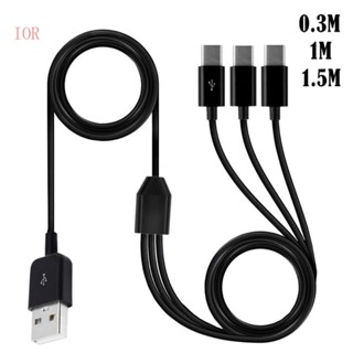 Cáp SạC Dữ LiệU USB C Sang 3 ĐầU CắM Type-C 3 Trong 1 Chuyên DụNg