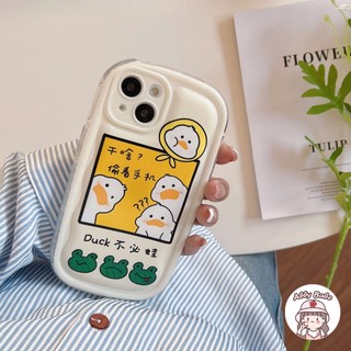 Ốp Điện Thoại TPU Mềm Bo Viền Chống Sốc Hình Vịt Vàng Cho IPhone 14 Pro Max 11 12 11 Pro Max X XS