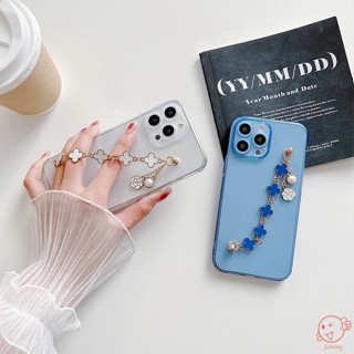 Ốp Điện Thoại Mềm Trong Suốt Hình Cỏ Bốn Lá Cho Samsung A12 A14 A32 A33 A34 A42 A52 A52S A53 A54 A73 A72 A32 M32 5G