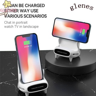 Giá Đỡ Điện Thoại Kiêm Sạc Nhanh Không Dây 15W Hiệu GLENES