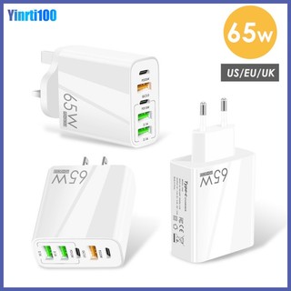 Cốc Sạc Nhanh Yinrti Usb C 65w Type C Pd Qc3.0 Cho Iphone Ipad Android Tablet
