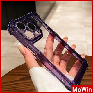 For iPhone 14 Pro Max iPhone Case Acrylic Hard Case Clear Case Airbag Shockproof Camera Cover Protection Purple Black Compatible with iPhone 13 Pro max 12 Pro Max 11 Pro Max