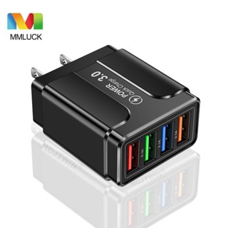 Củ Sạc Điện Thoại / Máy Tính Bảng 4 Cổng Usb Phích Cắm EU / US / UK