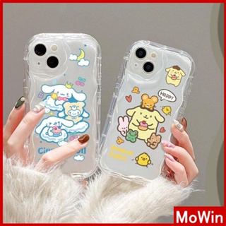 For iPhone 14 Pro Max iPhone Case 3D Curved Edge Wave Clear Case TPU Airbag Shockproof Camera Cover Cute Cartoon Compatible with iPhone 13 Pro max 12 Pro Max 11 xr xs max 7 Plus 8