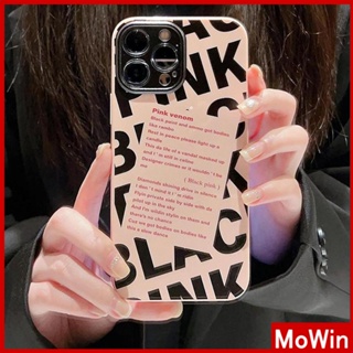 For iPhone 14 Pro Max iPhone Case Cream Glossy Soft Case TPU Shockproof Camera Cover Protection Cool Letters Compatible with iPhone 13 Pro max 12 Pro Max 11 xr xs max 7Plus 8Plus
