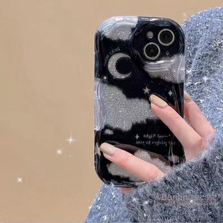 Ốp Điện Thoại Mềm Hình Trăng Sao Cho iPhone 14 Plus 14 13 12 11 Pro Max X Xr Xs Max 7 8 Plus