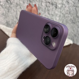 Ốp Điện Thoại TPU Dẻo Màu Tím Đậm Mỏng Nhẹ Chống Bụi Bẩn Cho IPhone 14 Pro Max IPhone 11 IPhone 12 11 Pro Max X XS 7Plus
