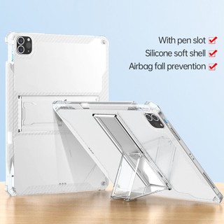 Ốp Máy Tính Bảng Bằng Gel TPU Mềm Trong Suốt Có Giá Đỡ Cho Xiaomi Mi Pad 5 / 5 Pro 11 "12.4" 2022 2021