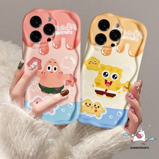 Ốp Điện Thoại Họa Tiết Hoạt Hình SpongeBob Patrick 3D Cho IPhone 13 11 12 14 Pro Max XR 7 8 6s 6 Plus XR X XS Max SE 2020