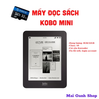 Thẻ Nhớ Sửa Máy Lỗi Thẻ Nhớ Hoặc Nâng Cấp Dung Lượng Cho Máy Đọc Sách Kobo Mini ( Kobo eReader SD Card)