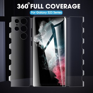 Kính Cường Lực Hydrogel Bảo Vệ Màn Hình Điện Thoại Chống Dấu Vân Tay Cho Samsung Galaxy S23 Series S23 + / S23 Ultra / S20 +