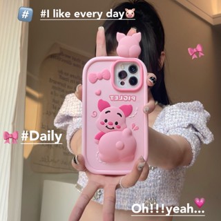 Ốp Điện Thoại Silicon Mềm Chống Sốc Hình Chú Heo Hoạt Hình Cho iPhone 14 14PRO MAX 13 12PRO MAX 13pro MAX 11PRO MAX