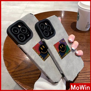 Ốp lưng iPhone 14 Pro Max Ốp Lưng iPhone Da Học Sinh Miếng Dán Da Lộn Vỏ Máy Ảnh Chống Sốc Biểu Tượng Mặt Cười Màu Đen Đơn Giản Tương thích với iPhone 13 Pro max 12 Pro Max 11 xr xs max 7Plus 8Plus