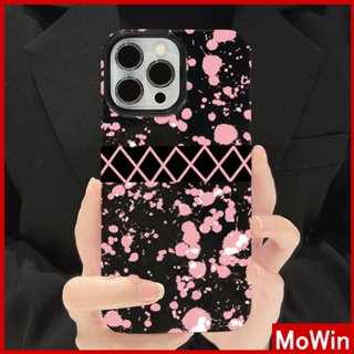 For iPhone 14 Pro Max iPhone Case Black Glossy TPU Soft Case Shockproof Protection Camera Pink Inkjet Graffiti Compatible with iPhone 13 Pro max 12 Pro Max 11 xr xs max 7Plus 8Plus