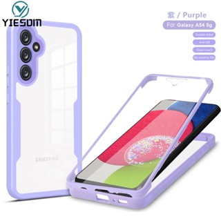 Ốp Điện Thoại Mềm Trong Suốt Bảo Vệ Toàn Diện 360 Độ Cho Samsung Galaxy A14 A24 4G A34 A54 5G A04S A04E M33 M53