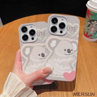 Ốp Điện Thoại Cứng In Hình Gấu Koala Cho Iphone 12 xr 8max14proiPhone1311 O1D1
