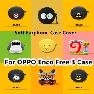Ốp Điện Thoại Dẻo Họa Tiết Hoạt Hình Thời Trang Cho OPPO Enco Free 3 OPPO Enco Free 3