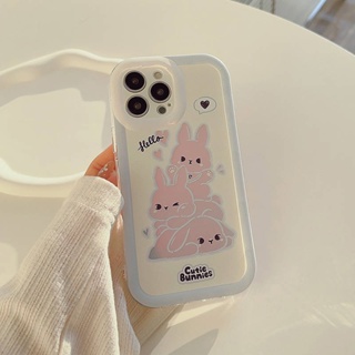 Ins Style Gradient Rabbit Iphone14 Phone Case Creative Laser Apple 13 Transparent 12 Drop-Resistant All-Inclusive 11 Hot 3EuF