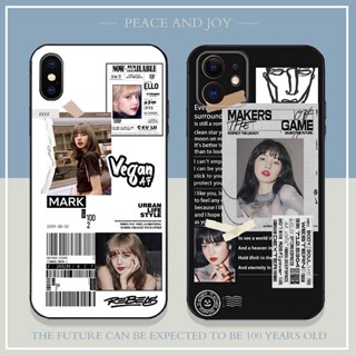 Lisa Apple 14 Phone Case BLACKPINK Female 6/7/8Plus iPhone X/Xr/Xs Soft Case 13/11pro BRe3
