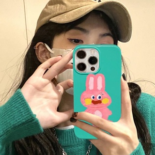 Niche Oil Painting Pink Rabbit for Iphone14promax Phone Case 12 Cute 11 Apple 13 Female XR Sweet Cool 8P CMQi