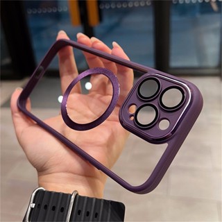 Ốp Điện Thoại iPhone 14 Pro Max 12 13 Pro Max 14 Plus 11 Promax ốp lưng iphone 14 pro max couro magnética Cứng Trong Suốt Chống Sốc Có Vòng Nhẫn Từ Tính Sang Trọng Cho