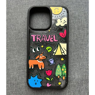 Cute Puppy Graffiti Apple 14Promax Apple Phone Case 13pro Good-looking Xs/Xr Men and Women o6OX