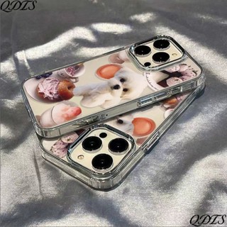 ✅Ốp Điện Thoại Mềm Chống Sốc Hình Chú Chó Trắng Cho Apple plus13 iPhone128 / 7max Cake 1114proins Q8JR